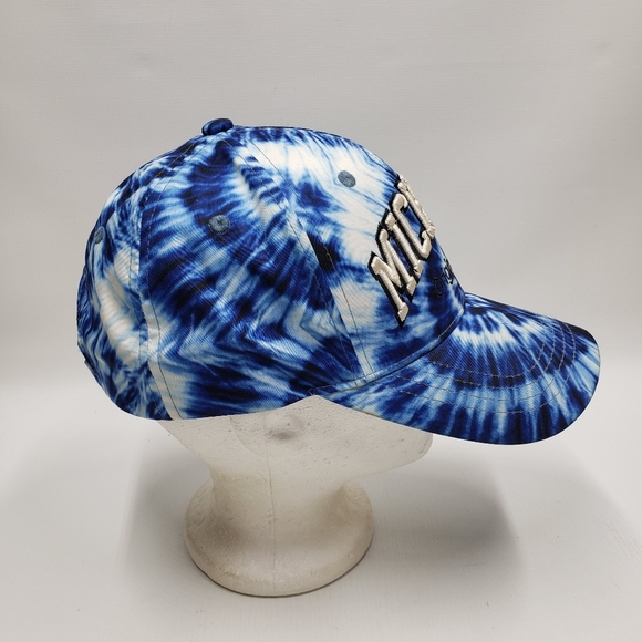 Robin Ruth Michigan Tie-Dye Cap Blue White Trucker Hat Adjustable Unisex - Picture 4 of 12